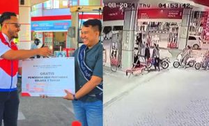 Viral Pria di Sidoarjo Gratis Isi BBM Pertamax Selama 1 Tahun