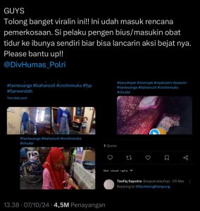 Gila, Seorang Anak Terobsesi Mesum dengan Ibunya Viral di Media Sosial
