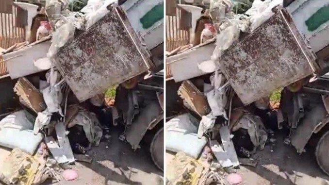 Petugas Kebersihan Kirim Satu Truk Sampah ke Rumah Warga