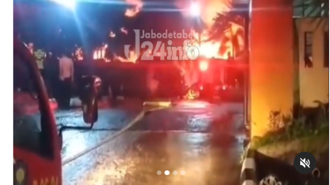 kebakaran di kemayoran