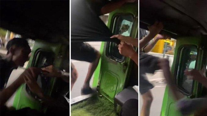 VIRAL Pengamen Tendang Penumpang dan Sopir Angkot Bogor