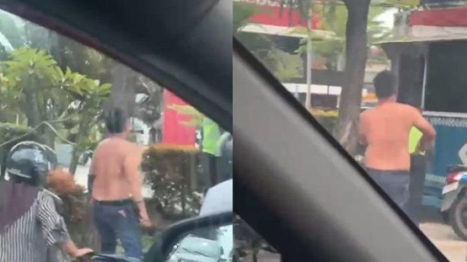 Viral Pria Ngamuk Usai Ditilang Polisi di Banjarmasin Ngaku Punya Banyak Bekingan