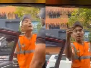 Pengemudi Vs Pak Ogah: Dipalak Saat Putar Arah, Berujung Adu Cekcok di Jalan