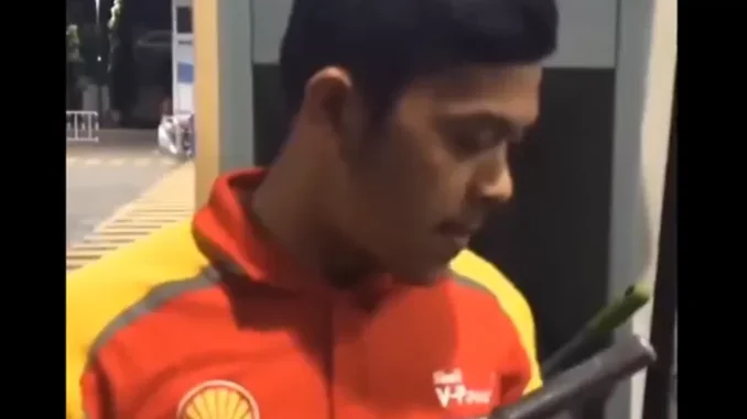 Pengendara Protes ke Petugas SPBU