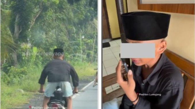 Remaja Ejek Polisi Saat Razia Balap Liar,