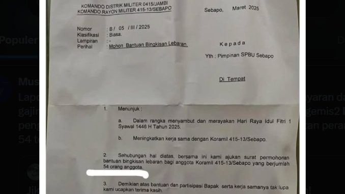 surat koramil thr