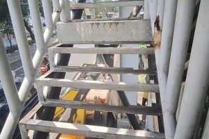 Pelat Besi JPO Jalan Daan Mogot Jakbar Hilang Dicuri, Polisi Selidiki