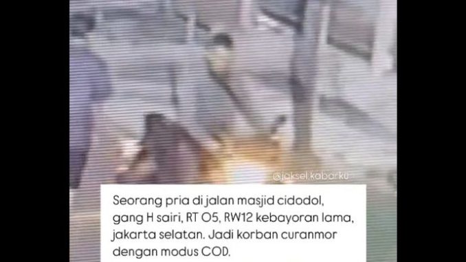 Penipuan Bermodus COD, Pelaku Curi Motor Korban di Depok Ditangkap Polisi