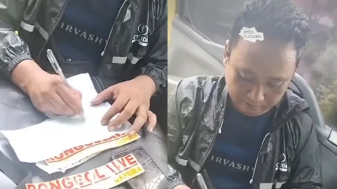 Viral Sopir Truk di Tuban Dipaksa Beli Stiker Ormas Rp300 Ribu