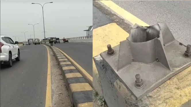 Viral Tiang Lampu Jalan 12 Meter Hilang di Flyover Amplas Medan