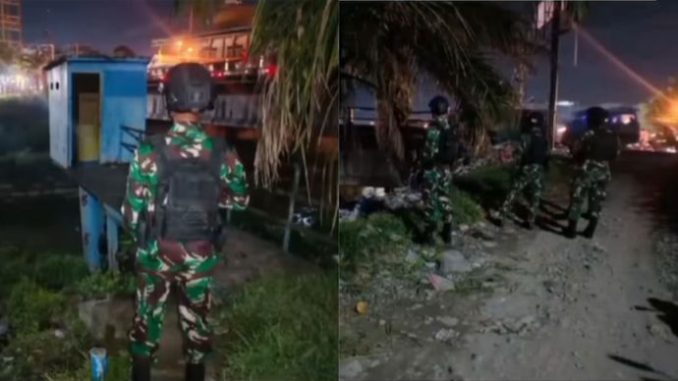 Viral Video Prajurit TNI Sembunyi di Tempat Gelap Jalanan Incar Begal di Malam Hari