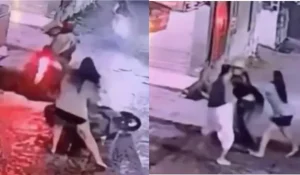 Aksi Ibu Muda Gagalkan Curanmor di Bandung Terekam CCTV