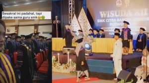 Viral Wisuda Mewah SMK di Purwokerto Mirip Universitas