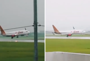Viral Pesawat Batik Air Mendarat Miring, Ini Penjelasan Manajemen