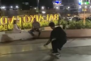 Viral Pria Tendang Remaja Gegara Kena Papan SkateBoard