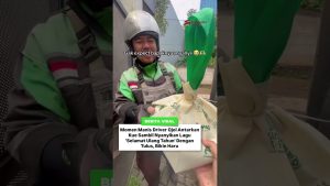 Driver Ojol Antar Kue Sambil Nyanyi Lagu Ulang Tahun ke Pelanggan