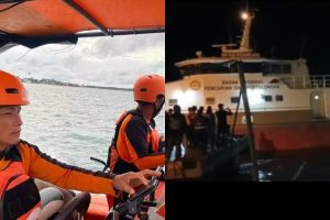 Kapal Rombongan DPRD Mentawai Terbalik di Selat Sipora