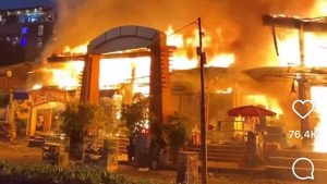 Pasar Taman Puring Jakarta Selatan Kebakaran Hebat, 500 Kios Ludes Terbakar