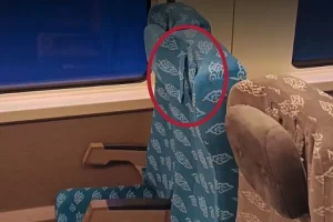 Penumpang Curi Bantal Kursi Kereta Whoosh Aksinya Terekam CCTV