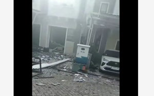 Rumah Mewah di Gunung Sindur Hancur gegara Gas Elpiji 12 Kg Meledak