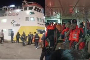 KMP Gili Iyang Tujuan Gresik-Bawean Terbakar, Ratusan Penumpang Selamat